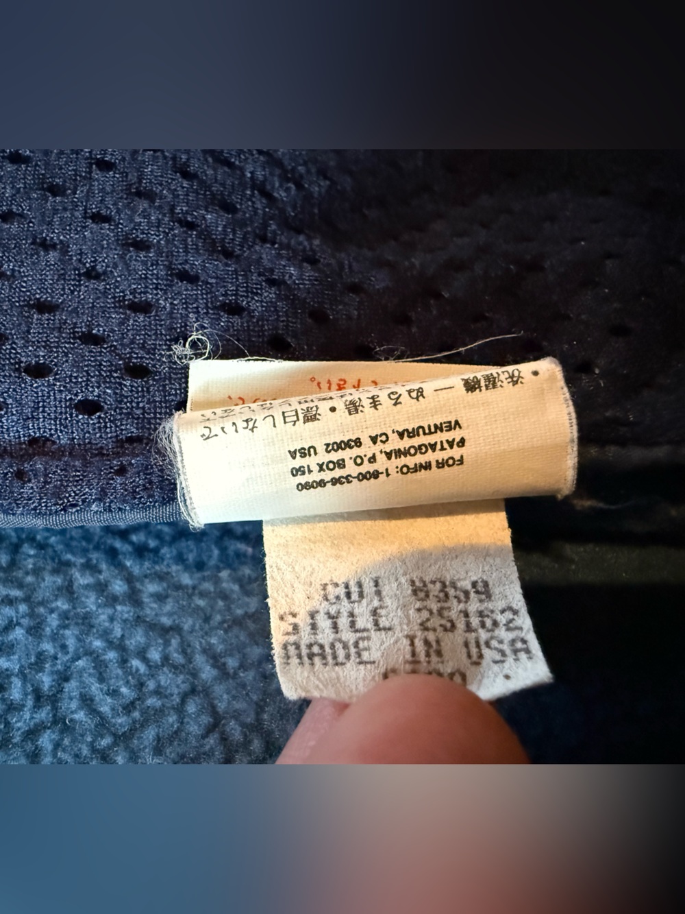 Patagonia Synchilla Fleece Vest Blue Women’s Size M Gorpcore Hike Made in USA - Picture 8 of 10